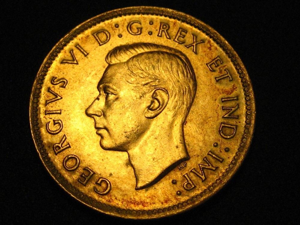 1937 Canadian Silver Quarter BU
