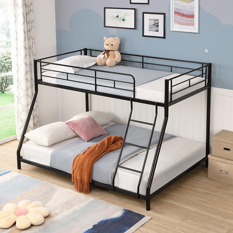 Strong Steel Metal Structure Bunk Bed Quiet Noise Free No Box Spring Needed