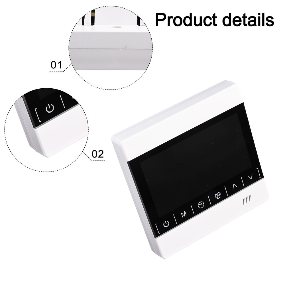 User Friendly Fan Coil Thermostat for For central Fresh Air System Control