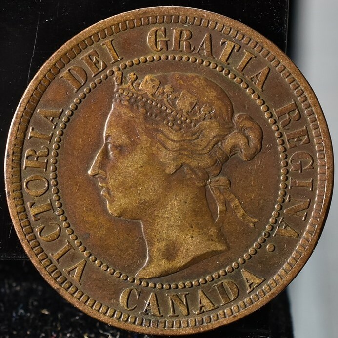 1887 Canada One Cent KM#7 - VF
