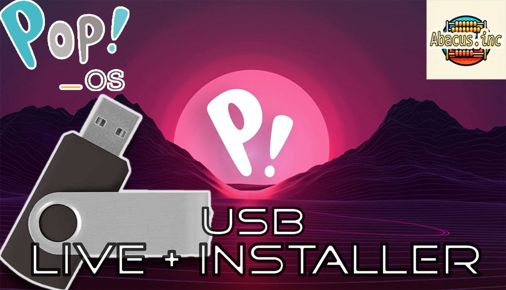Pop! OS Live USB + Installer - Best OS to Organize, Multitask, Work, Study, Play