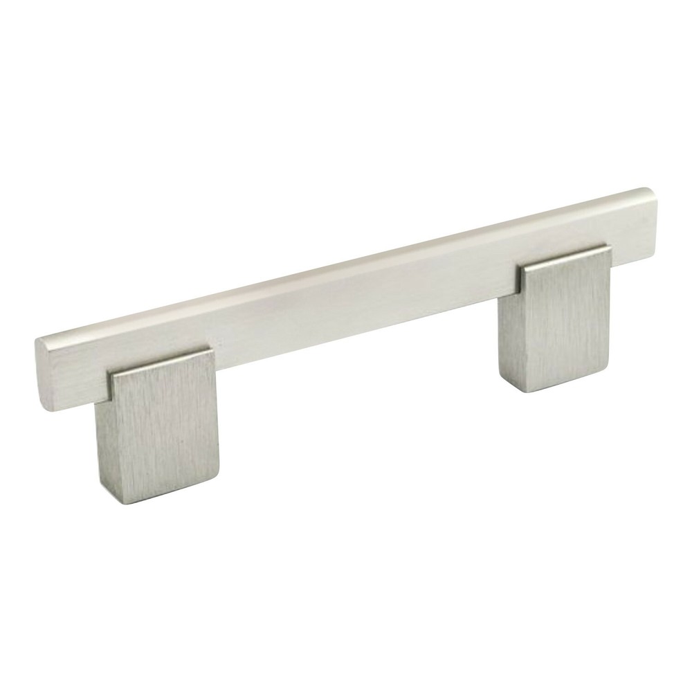 25 Pack Rok Bridge Style 96 Mm Centers Brushed Nickel Cabinet Pull Handle 5-1/32