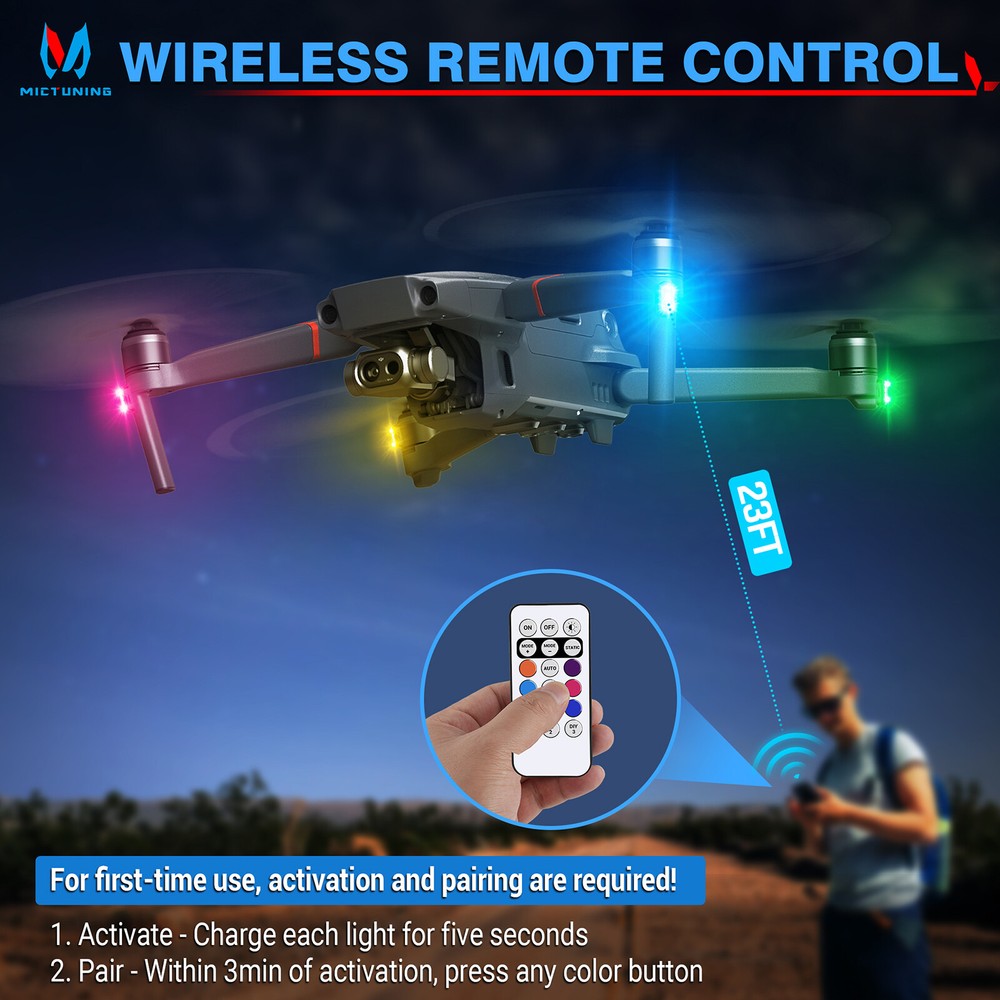 12Pod Wireless RGB LED Strobe Light Flash Lights Set Rechargeable Remote Control