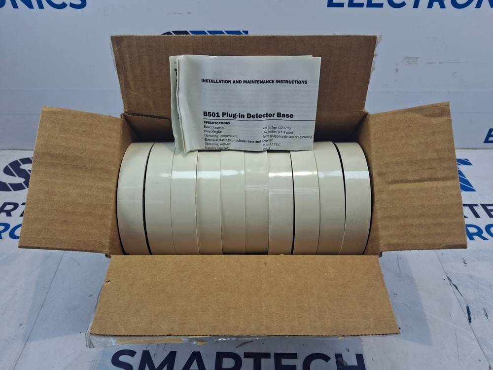 SYSTEM SENSOR B501 DETECTOR BASE 417487 BULK OF 10 PCS