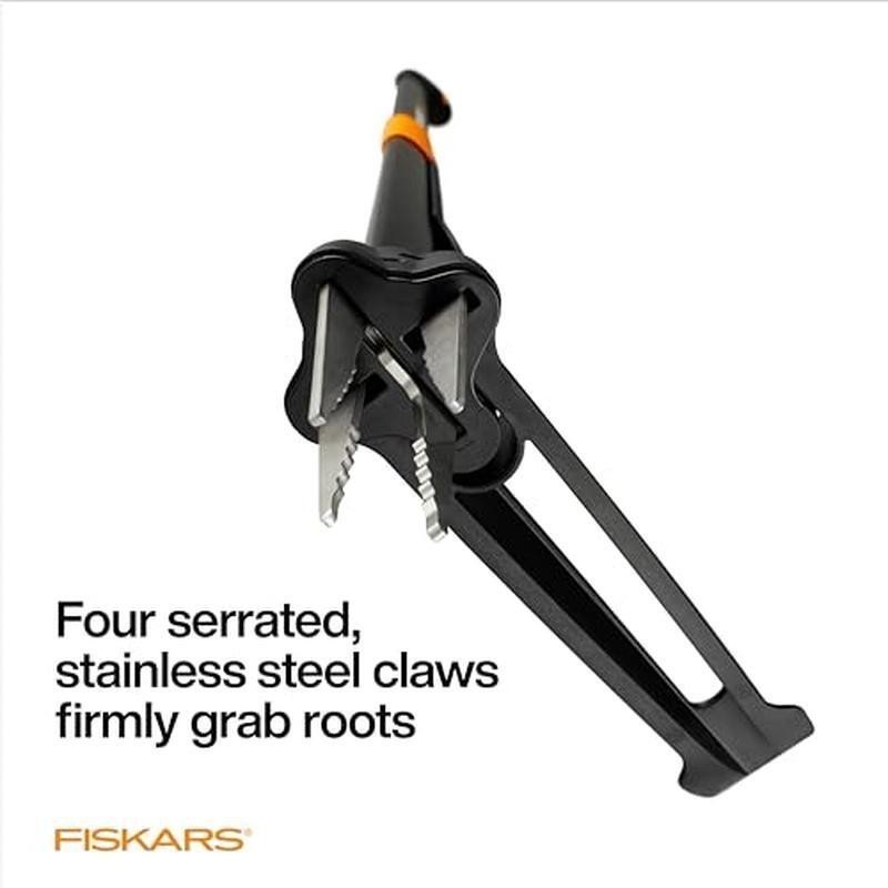 4-Claw Weeding Tool Long Handle Easy-Eject Manual Weed Remover Garden Tool New