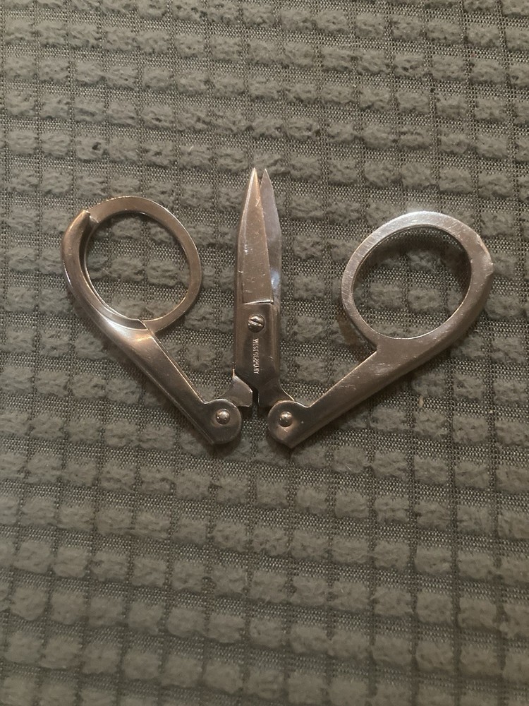 Vintage West Germany Folding Travel Scissors