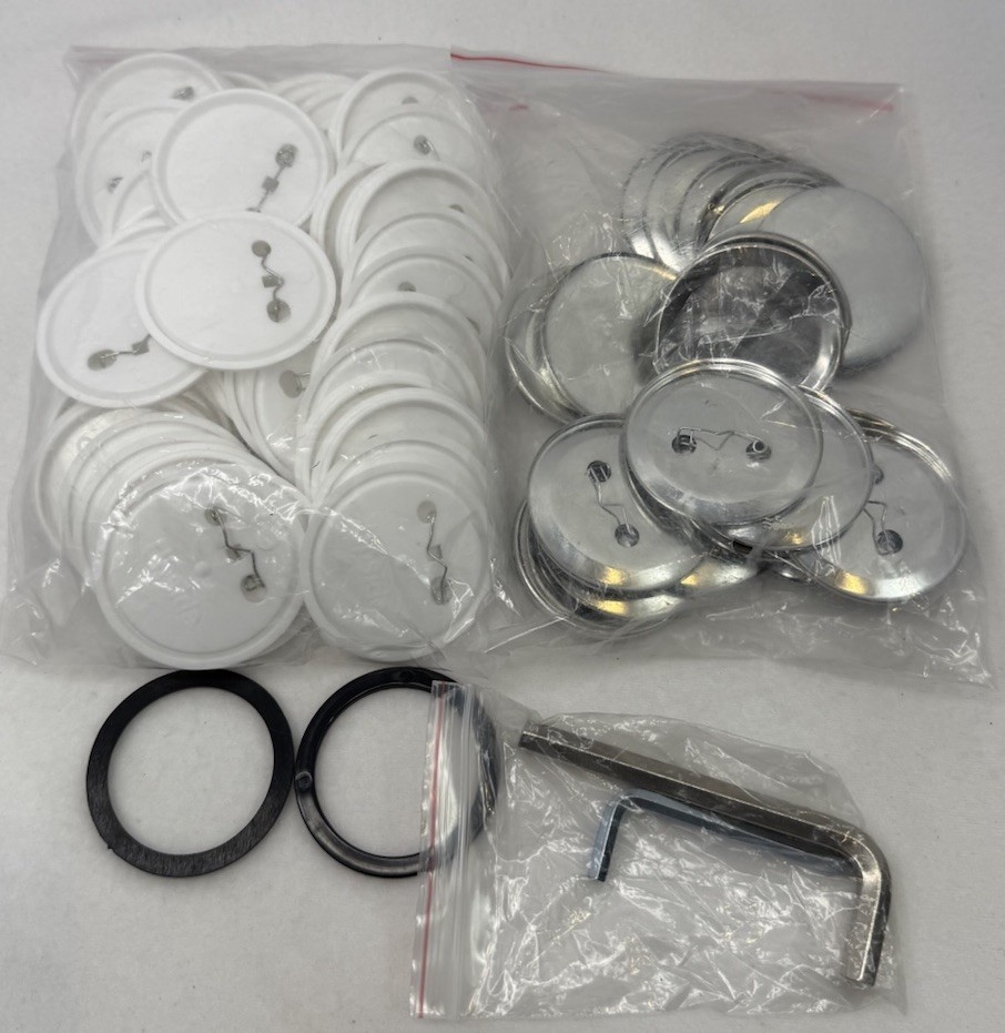 58mm Button Maker Kit with Parts & Ergonomic Handle, DIY Press