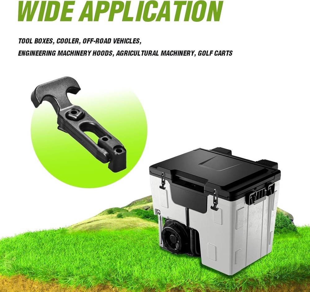 T-Handle Draw Latches, Rubber Cooler Latches Replacement for...