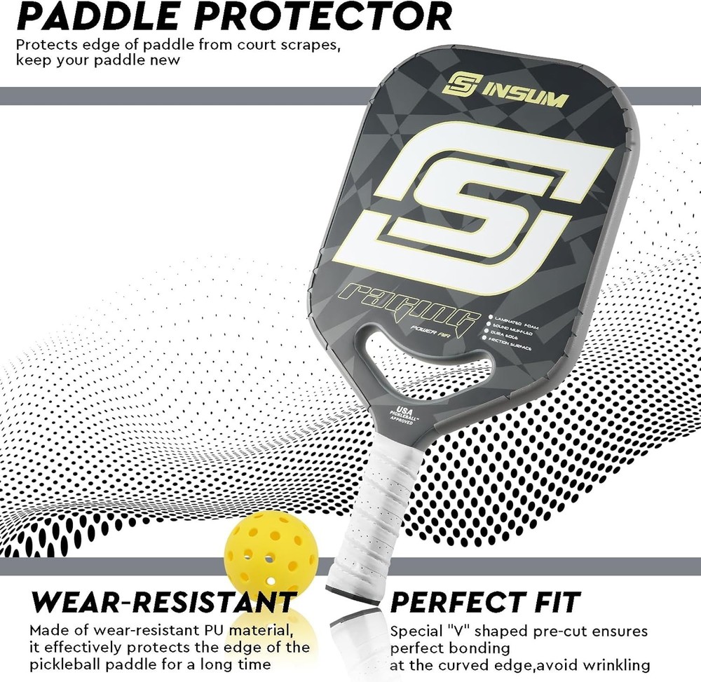 Versatile Edge Protection Tapes for Pickleball Paddles - 3 Widths Available