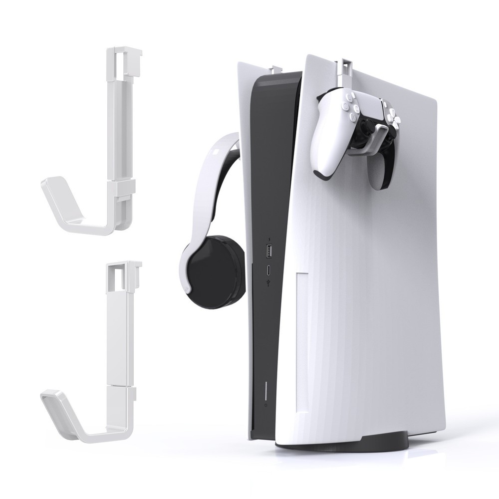 2 Pcs Hanging Holder Accessories For PS5/PS5 Slim Gaming Controller Headset