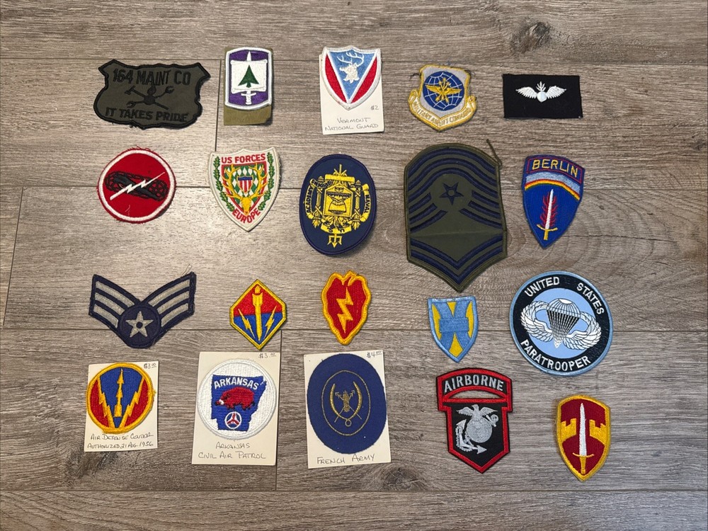 Lot 20 Military Patches