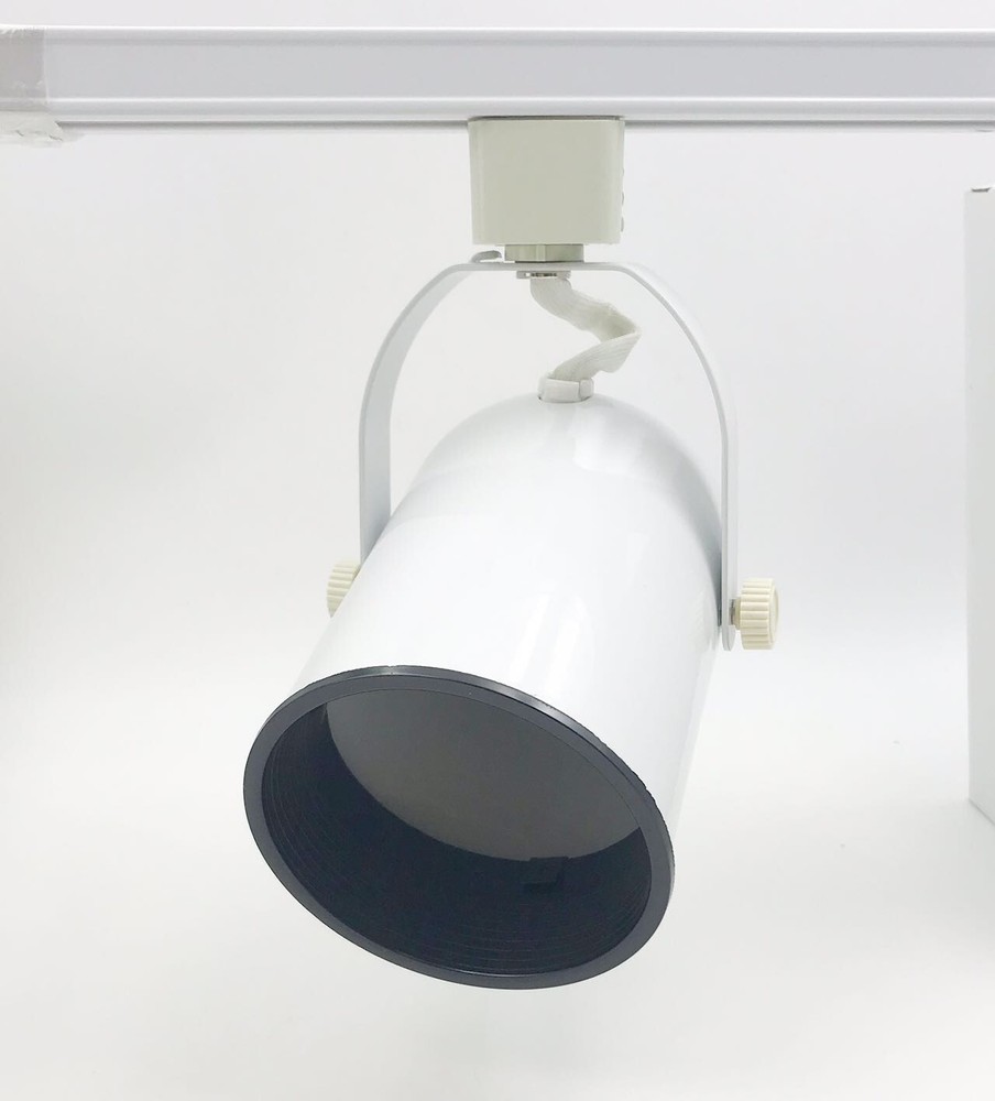 Line Voltage Track Lighting Head, White ,120V E26 Medium Socket  ,HV220 WH