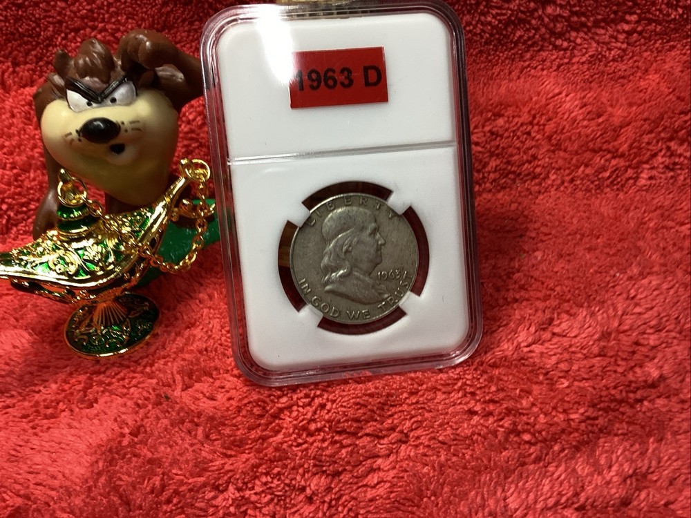 1963 D FRANKLIN HALF 💰in GENERIC SLAB 👀