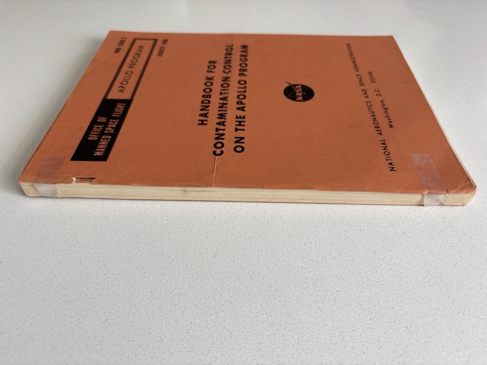 NASA Apollo Handbook For Contamination Control Program 1966 Manned Space Flight