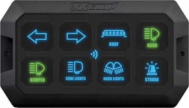 *NEWS* XK Glow XKCommand Offroad  8 CHANNEL Switch Panel With Bluetooth