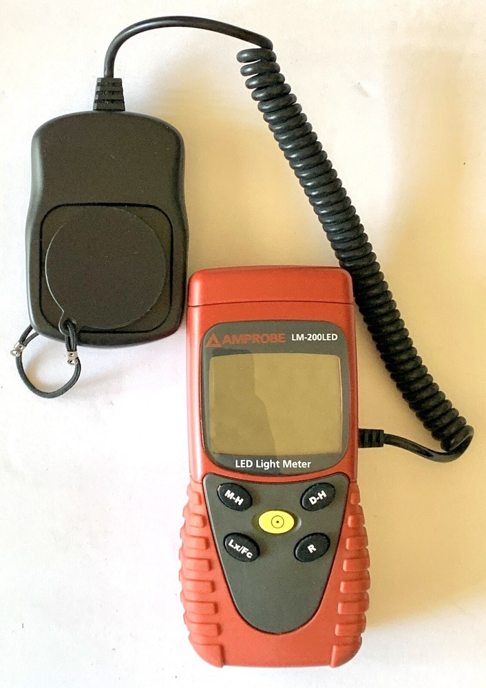 Amprobe LM-200LEd Professional Led Light Meter Remote Interface