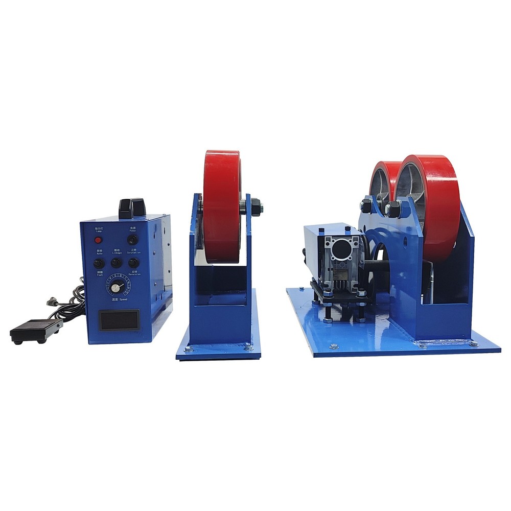 4400LBS Welding Roller Rack Digital Display Welding Turning Rolls Linkage Roller