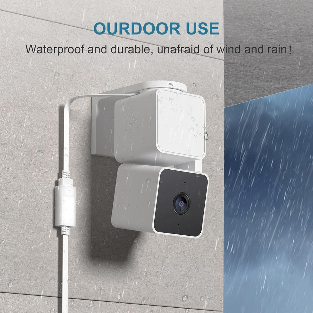 Itramax 30FT Ring Camera Extension Cord 2Pack,Usb Extension Cable White Compatib