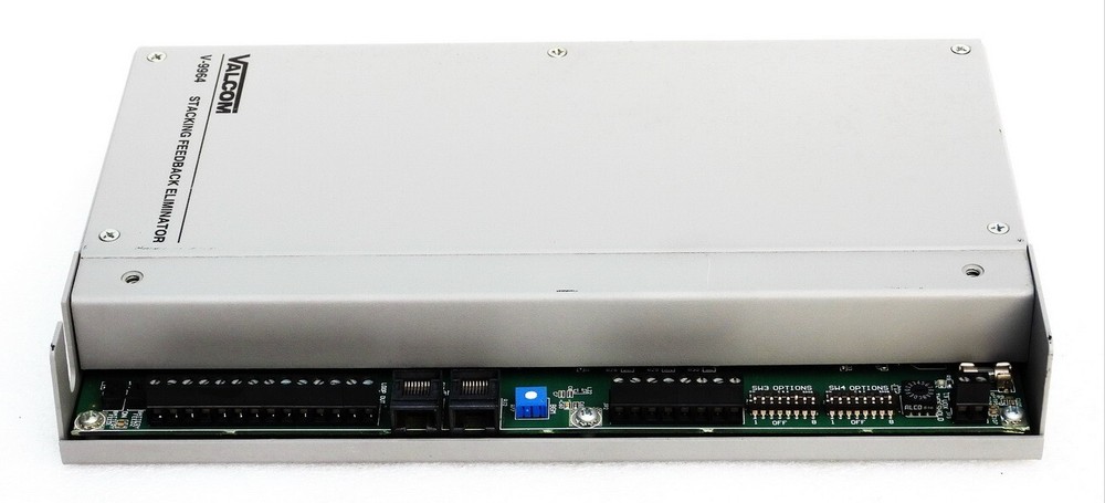 VALCOM V-9964 STACKING DIGITAL FEEDBACK ELIMINATOR / MESSAGE STACKER