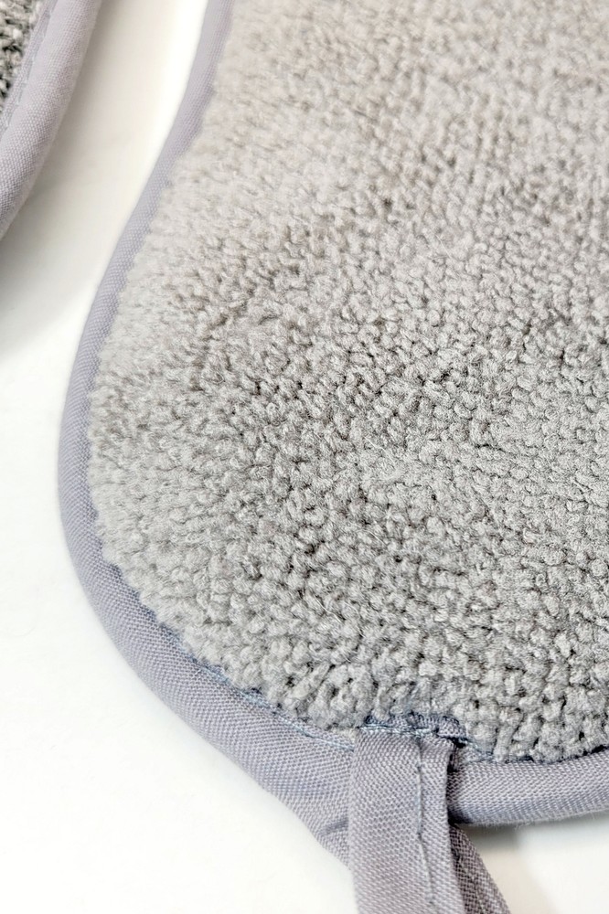 2-PACK - Safe Scouring Pad Sponge Combo - Advanced Microfiber Cover - Washable