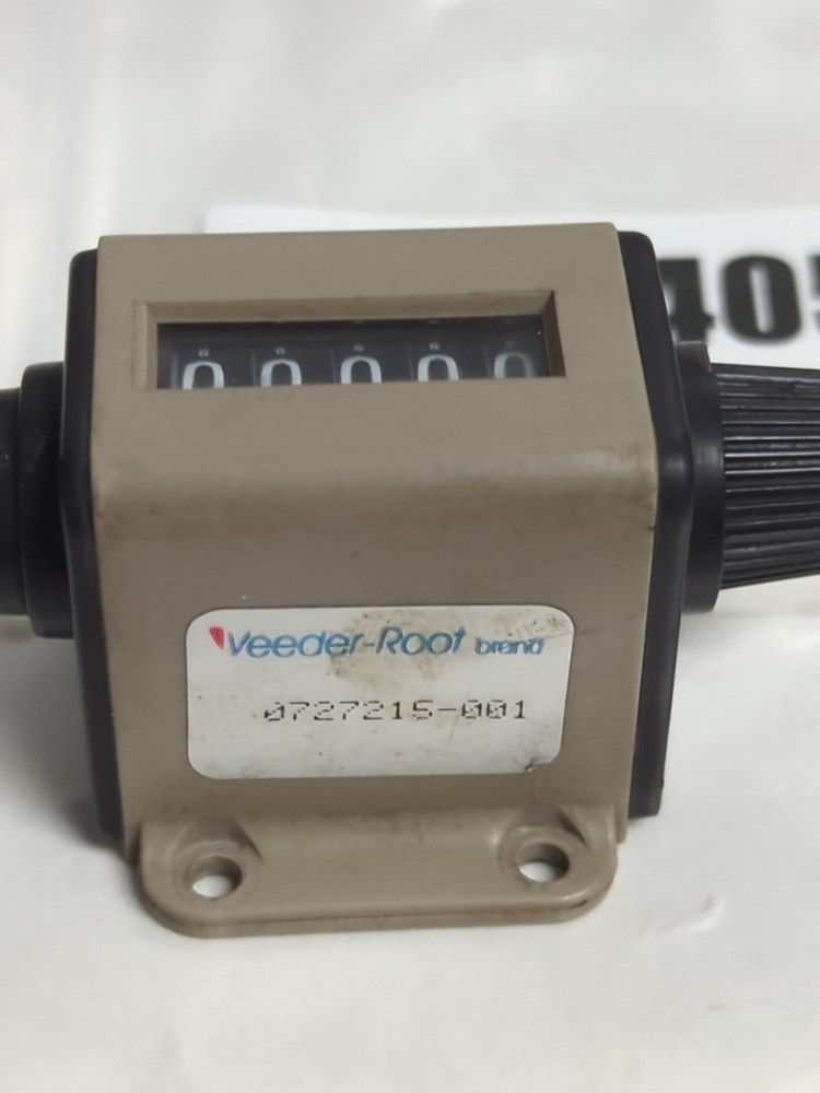 VEEDER ROOT,0727215-001,PANEL METER 5-DIGIT DIGITAL COUNTER PRE-OWNED