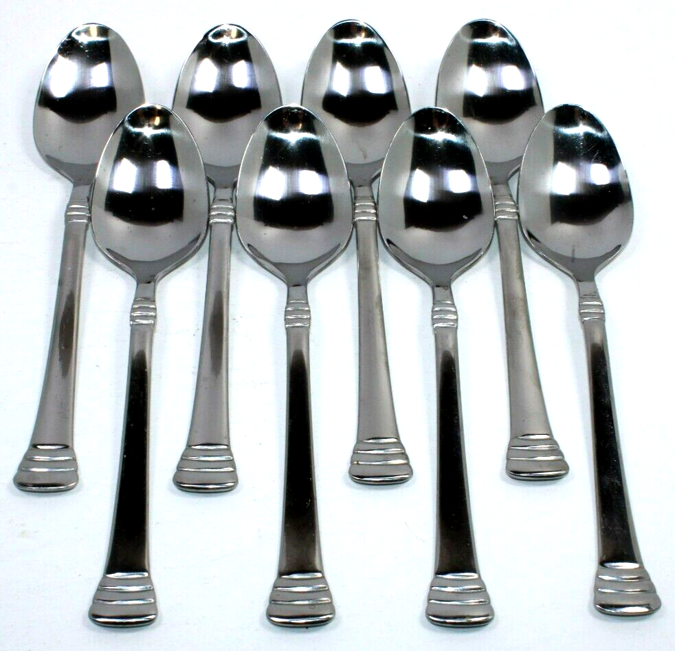 38 Pce. Hampton Silversmiths HSV131 Stainless Flatware, Fork, Knife, Spoon