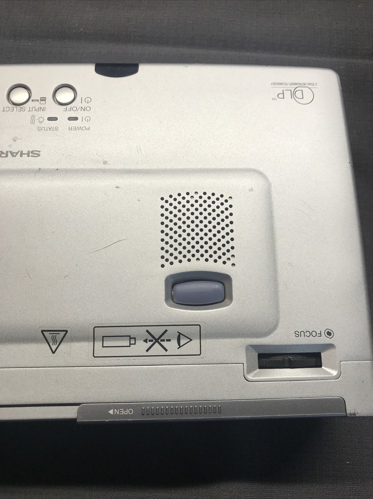 Sharp Projector PG-M10S With Remote, Power Cord, Case & Instructions Works