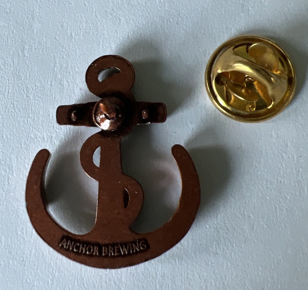 Anchor Brewing Hat Lapel Pin Anchor Bronze Tone. L