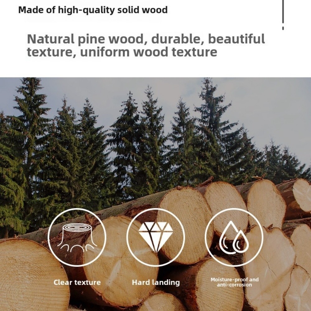 71" Coat Racks solid wood hanger Solid environmental protection easy to assemble