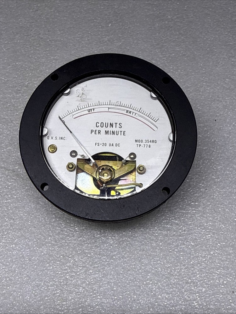Q.V.S.INC. ~ TP-778 ~ METER COUNTS PER MINUTE