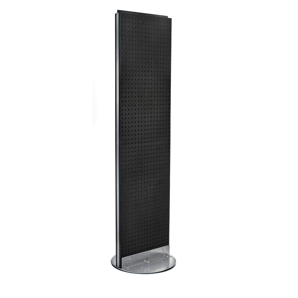 Azar Displays Two-Sided Pegboard Floor Display on Revolving Base. Spinner...