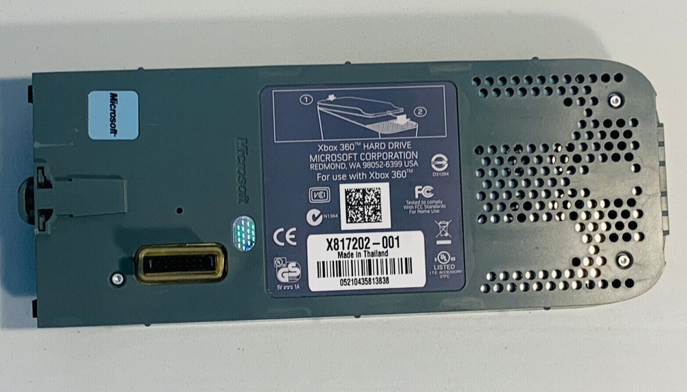 Microsoft Xbox 360 Original Hard Drive 60 GB Genuine Microsoft Hardware TESTED!