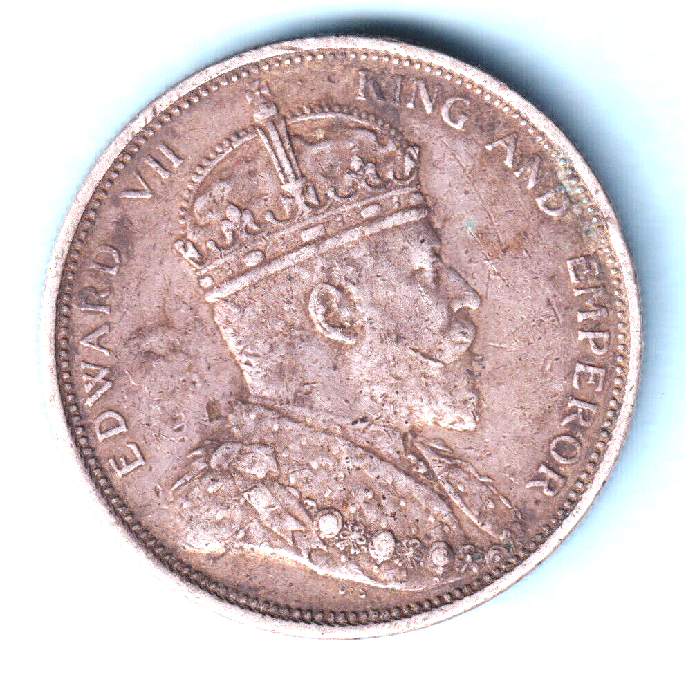 Straits Settlements. 1904 One Dollar.. gVF
