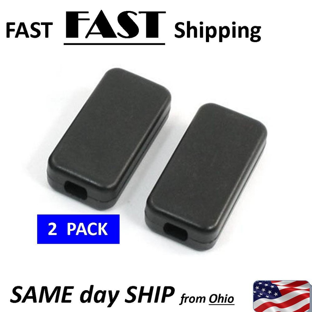 Very Small PROJECT Box --- 2 PACK --- small black