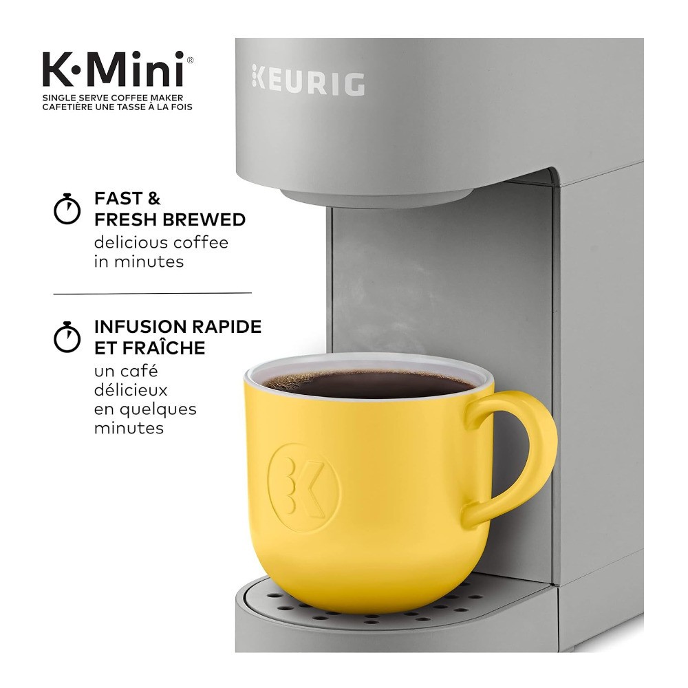 Keurig K-Mini Plus Single Serve Coffee Maker - Studio Gray (Refurbished)