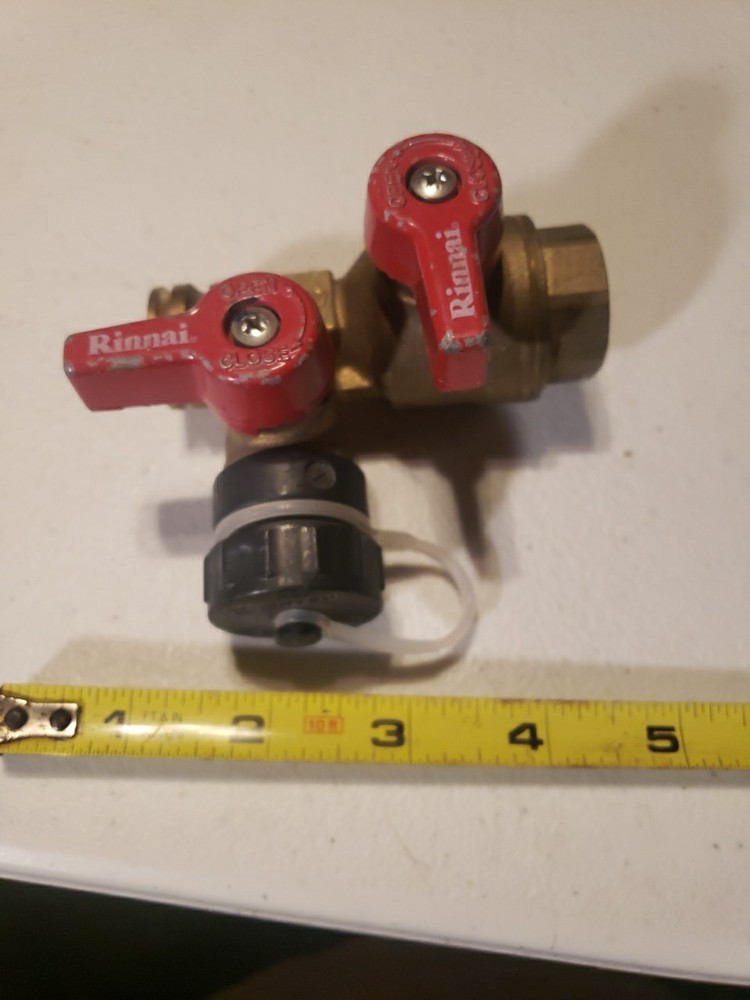 Rinnai threaded isolation valve