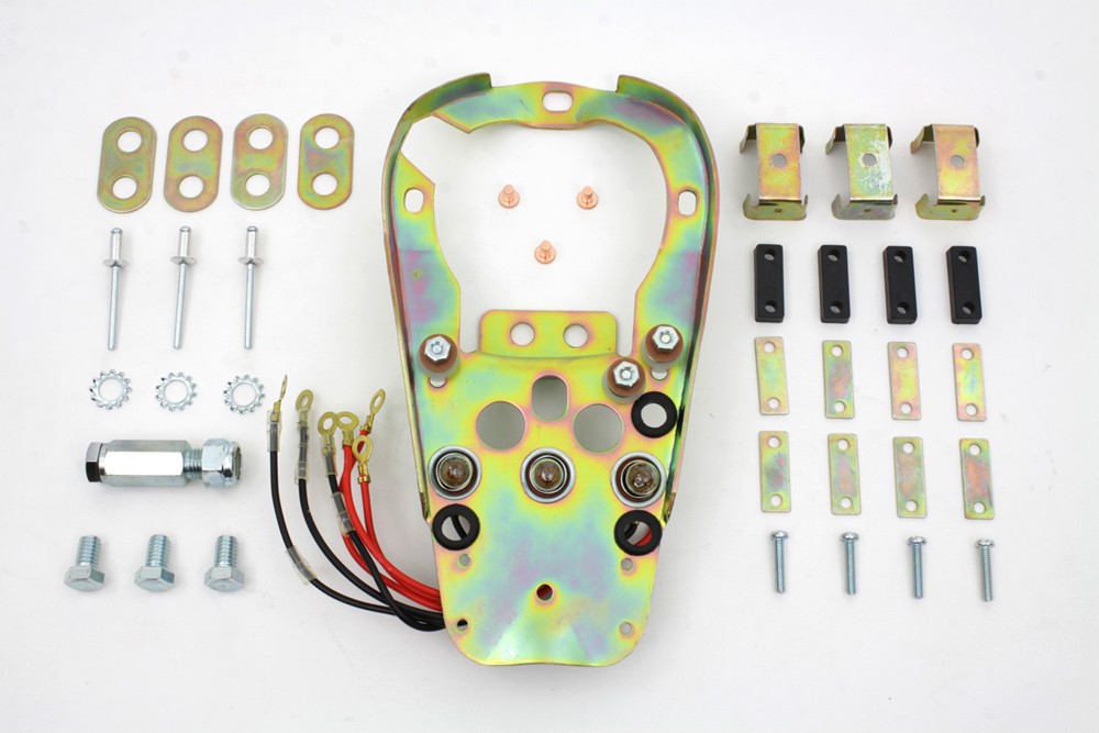 Three Light Dash Base for Harley-Davidson