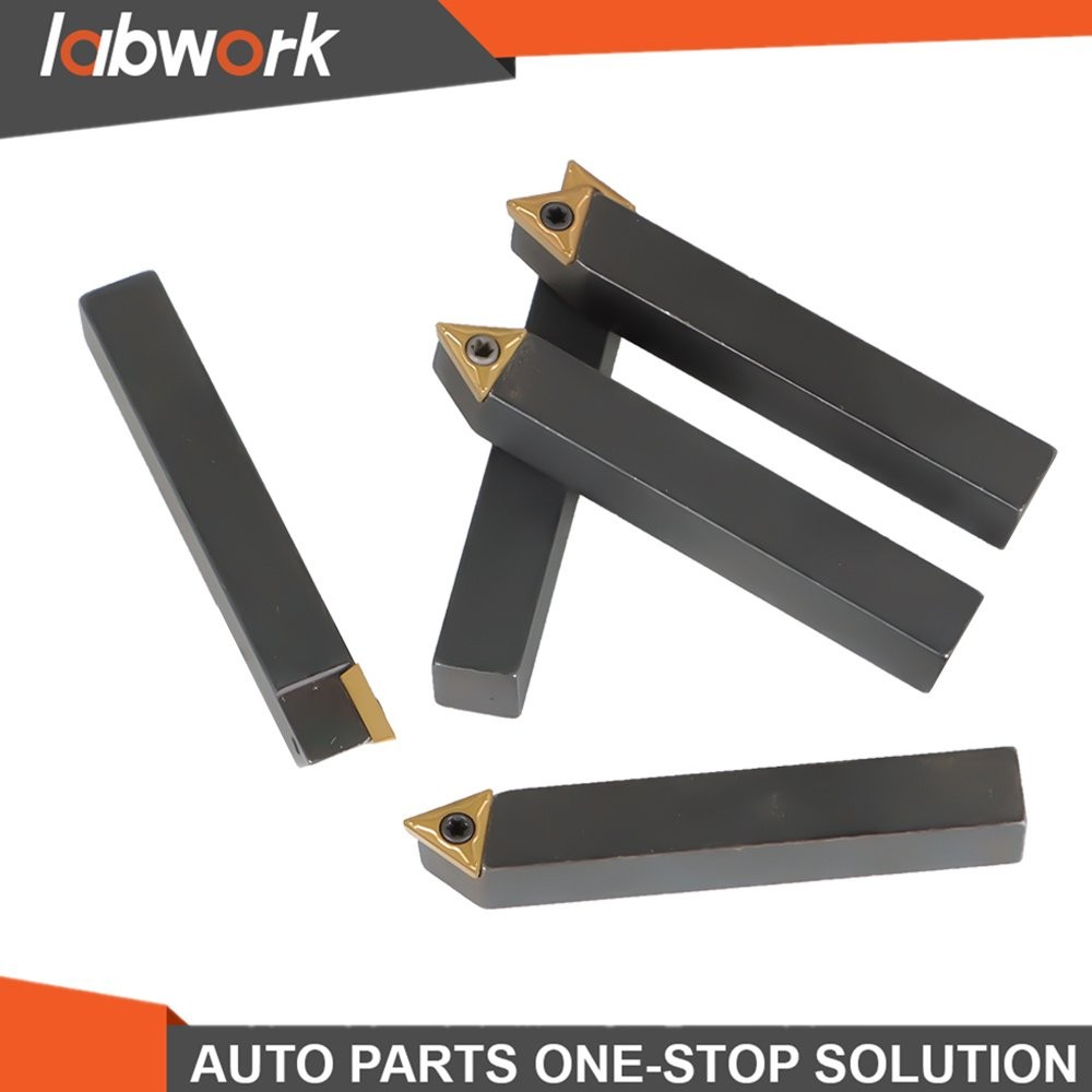 Labwork Carbide Indexable Turning Tool Bit With Carbide Inserts 5 PACK 3/8"