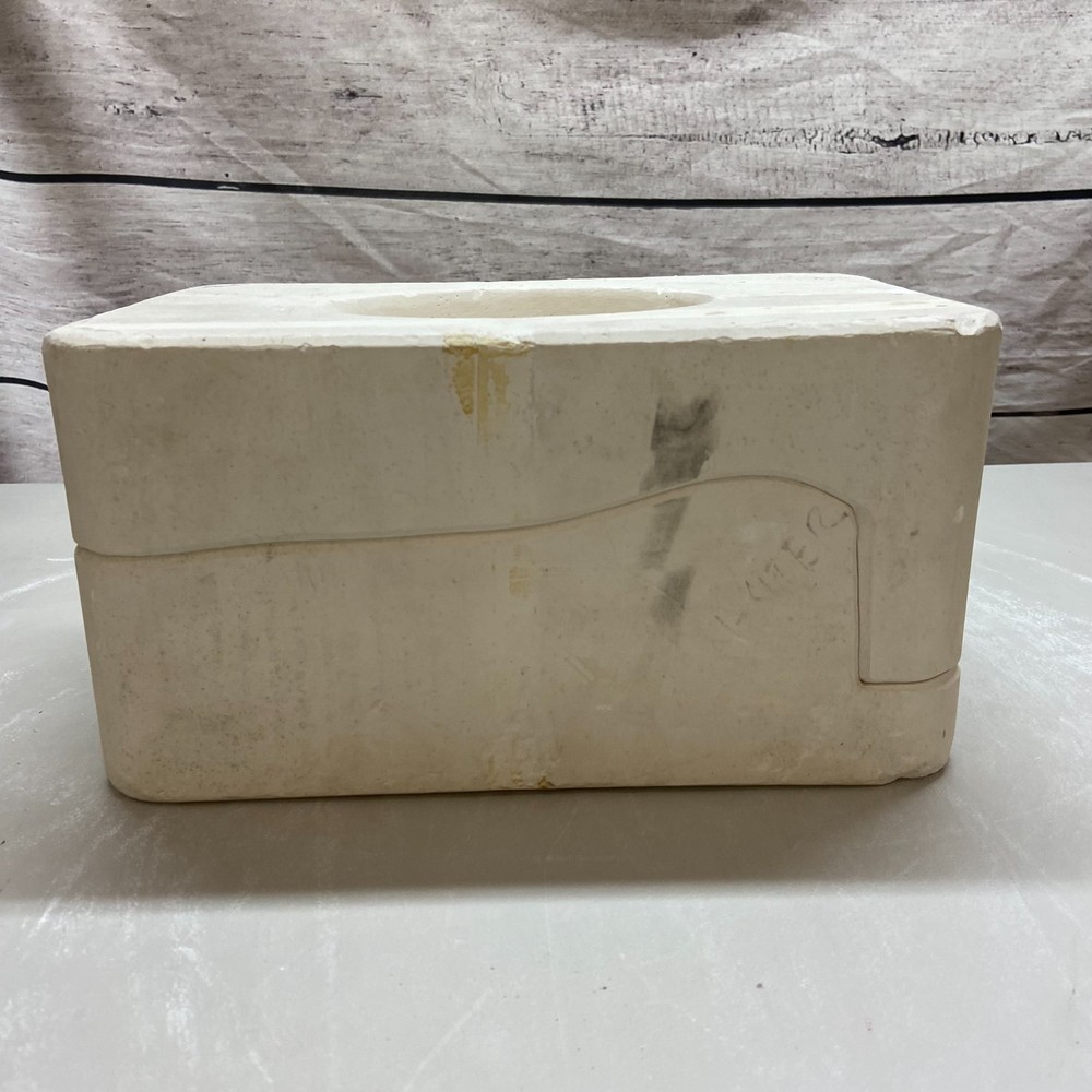 Ceramic Slip Mold Tree Trunk Log Bark Texture Holland #H182