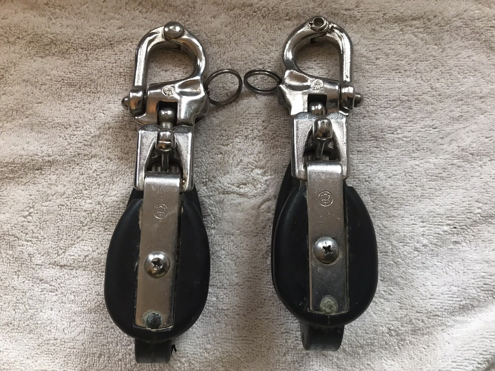 SNATCH BLOCK SAILBOAT HARDWARE PAIR