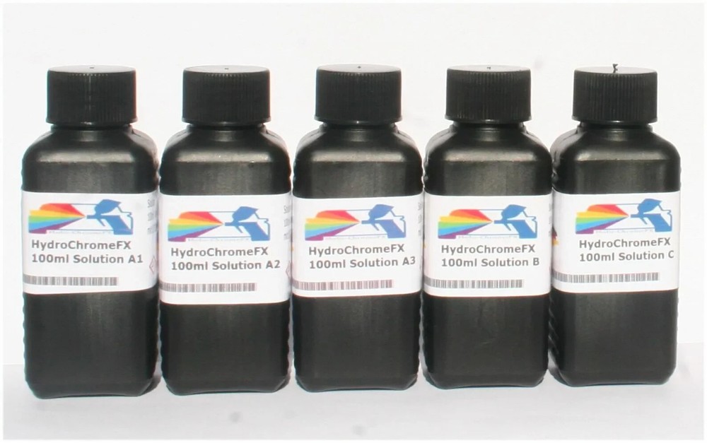 HydroChrome Spray system silver concentrates chemicals 2L coating