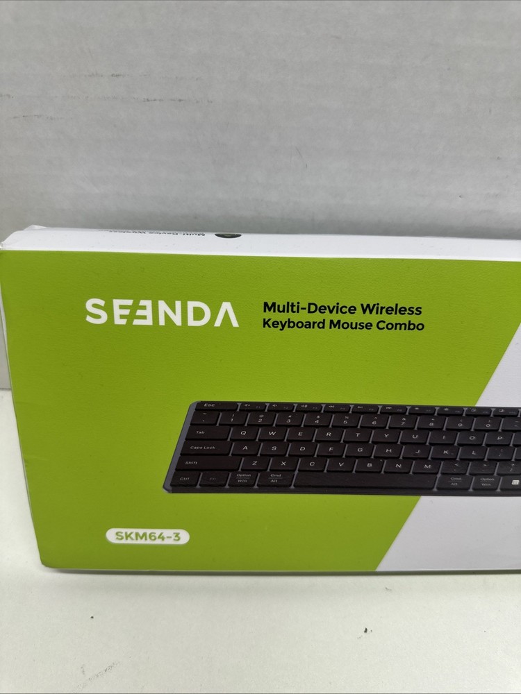Plug & Play Compact Rechargeable Wireless Bluetooth & 2.4Ghz Full Size Keyboard