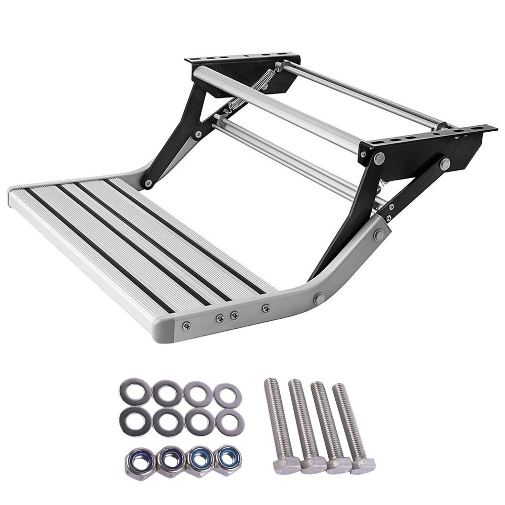 Manual Pull Out Retractable One Step RV Step for RV Camper Platform Steps Stair