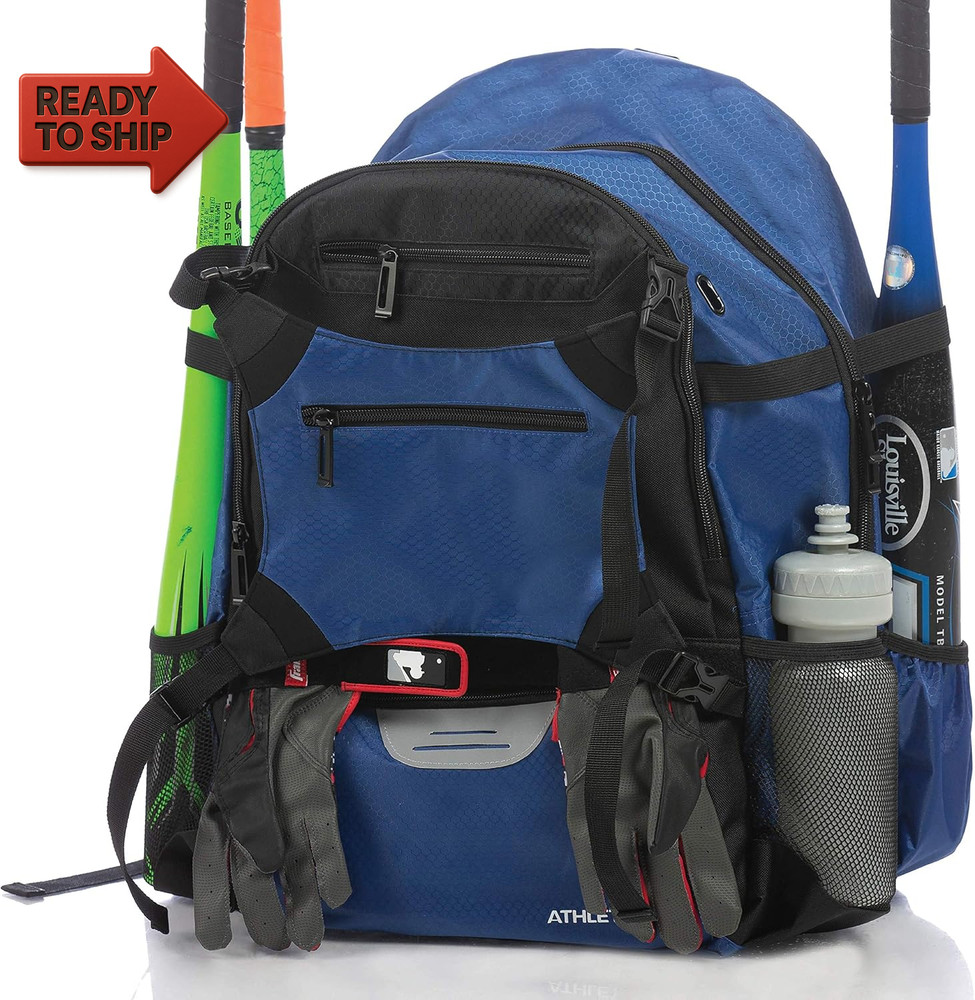 Athletico Advantage Baseball Bag - Baseball Backpack with External Helmet Holde