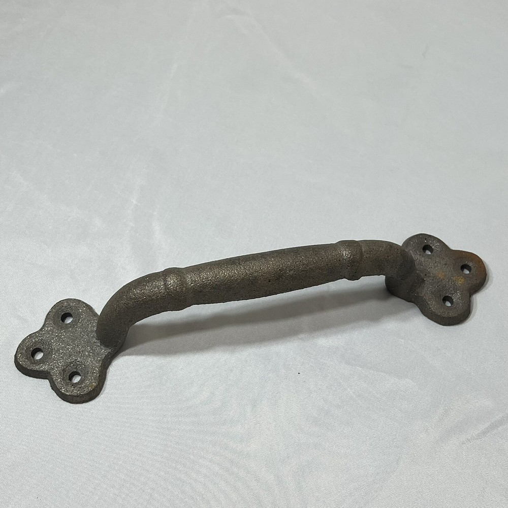 Rustic Cast Iron Metal Door Pull Handle Farm Colonial Barn Door 9" Gate Shed