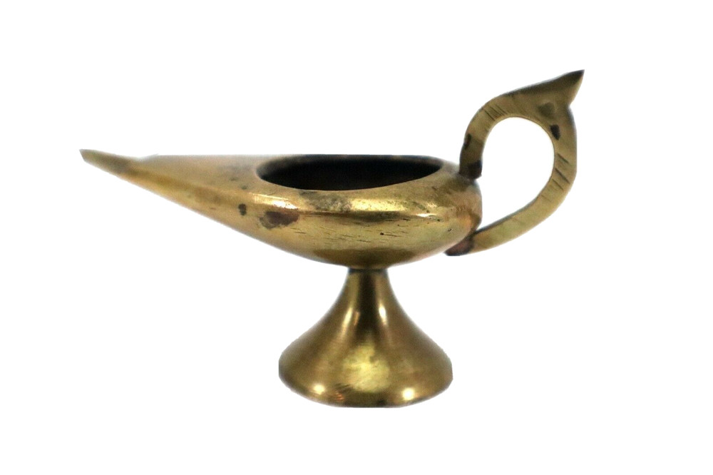 Aladdin’s Lamp INCENSE BURNER Brass Small
