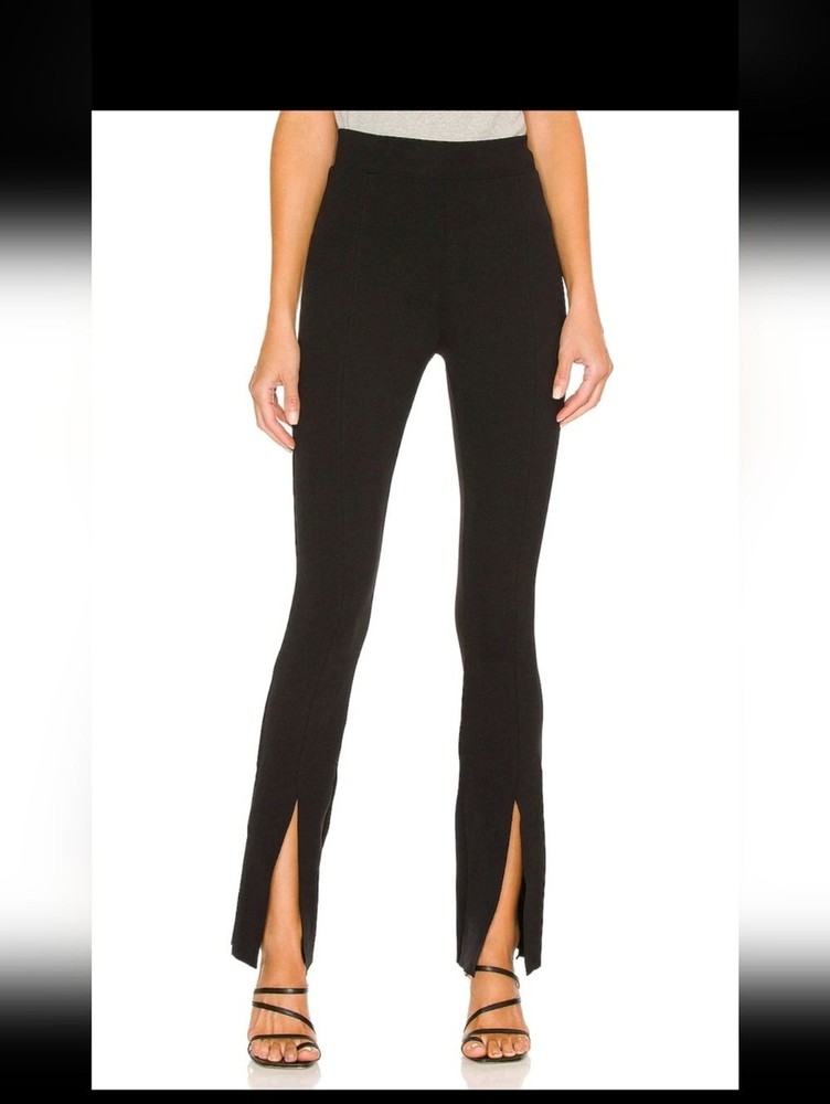 Commando Neoprene Pants Split Front Black Sz L