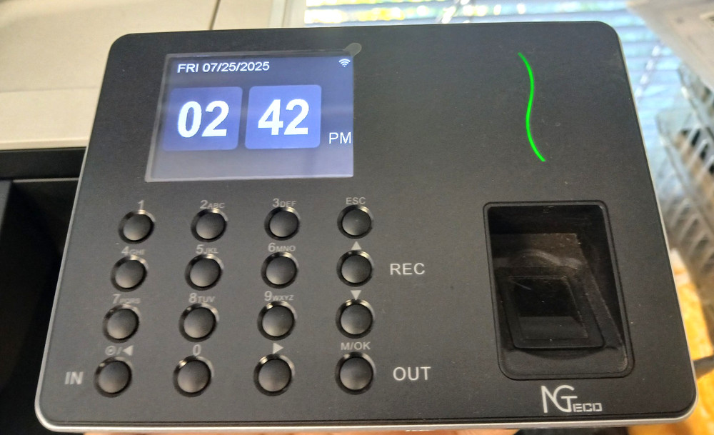 NGTECO W2 Time Clock