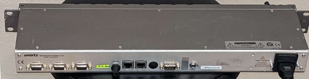 Evertz CP-1024E Quartz Router Control Panel, Rackmount Unit