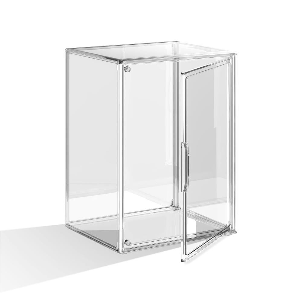 Clear Acrylic Display Case, Large Stackable Storage 1 Pack, X Large-Clear╏